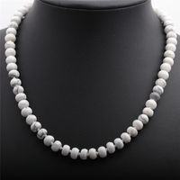 Fashion White Turquoise Knotted Multicolor Necklace main image 6