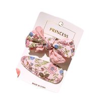 Children's Pastoral Style Embroidery Flower Hairpin Set main image 6