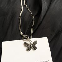 Mode Schmetterlingsform Halskette main image 2