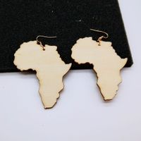 Fashion Laser Engraving Log Color Earrings main image 1