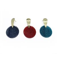 Fashion Round Frosted Earring Wholesale main image 6