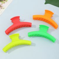 Korean Fluorescent Color Frosted Resin Shark Clip main image 1