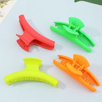 Korean Fluorescent Color Frosted Resin Shark Clip main image 3