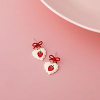 Fashion Heart Strawberry Earrings main image 5