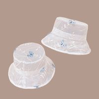 Fashion Butterfly Net Yarn Breathable Sunshade Fisherman Hat main image 5