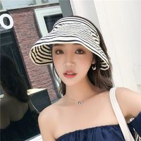 Fashion Cover Face Foldable Quick-drying Empty Top Hat main image 6