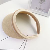Fashion Empty Top Sunscreen Anti-ultraviolet Straw Hat main image 6