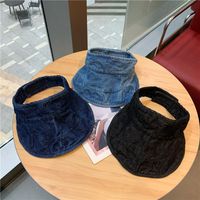 Korean Cowboy Empty Top Suncreen Hat Wholesale main image 2