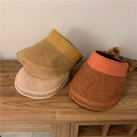 Empty Top Cotton Yarn Sunscreen Foldable Hat main image 6