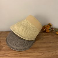 Empty Top Cotton Yarn Sunscreen Foldable Hat main image 4