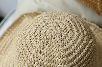 Fashion Foldable Sunshade Breathable Fisherman Straw Hat main image 5