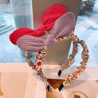 Fashion Floral Three-dimensional Bowknot Headband main image 3