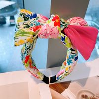 Fashion Big Flower Color Matching Headband main image 3