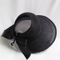 Sombrero De Paja Bowknot Plegable Superior Vacío Coreano sku image 1
