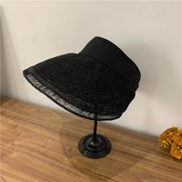 Sombrero Plegable De Protección Solar De Hilo De Algodón Superior Vacío sku image 3
