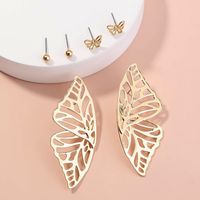Fashion Hollow Butterfly Wings Earrings main image 4