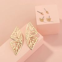 Fashion Hollow Butterfly Wings Earrings main image 5