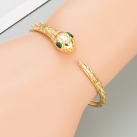 Fashion Snake-shaped Copper Bracelet Wholesale main image 2