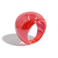 Korean Candy Color Glass Ring main image 6