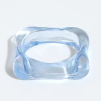 Hip-hop Color Diamond-shaped Resin Ring main image 3