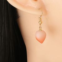 Korean Honey Peach Fruit Earrings Wholesale main image 3