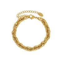 Fashion Hand-woven Chain Titanium Steel Necklace Bracelet main image 3