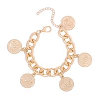 Fashion Thick Chain Like Coin Geometric Bracelet main image 3