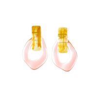 Fashion Transparent Special-shaped Resin Earrings main image 3
