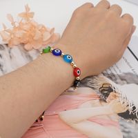 Bracelet En Verre Multicolore Avec Perles En Or Acrylique À La Mode main image 4