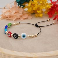 Bracelet En Verre Multicolore Avec Perles En Or Acrylique À La Mode main image 5