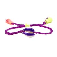 Fashion Tassel Hand-woven Multicolor Shell Bracelet main image 6