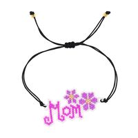 Fashion Purple Mom Letter Bracelet Miyuki Bead Bracelet main image 6