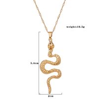Retro Single-layer Snake-shaped Winding Necklace sku image 1