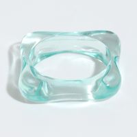Hip-hop Color Diamond-shaped Resin Ring sku image 3