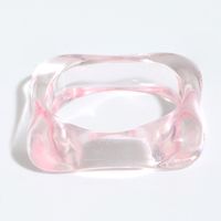 Hip-hop Color Diamond-shaped Resin Ring sku image 4