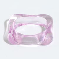 Hip-hop Color Diamond-shaped Resin Ring sku image 6