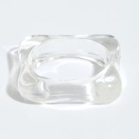 Hip-hop Color Diamond-shaped Resin Ring sku image 8