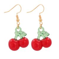 Korean Small Cherry Fruit Earrings Wholesale sku image 1