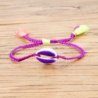 Fashion Tassel Hand-woven Multicolor Shell Bracelet sku image 3