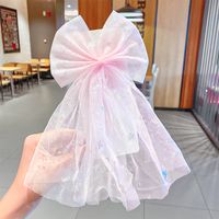 Fashion Net Yarn Children's Bowknot Hairpin sku image 3