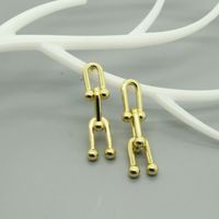 Fashion Bamboo Joints Alloy Earrings Wholesale sku image 1