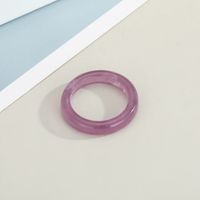 Korean Solid Color Resin Ring sku image 2