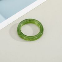 Korean Solid Color Resin Ring sku image 3