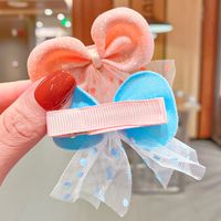 Fashion Children's Net Yarn Hair Clip Five-piece main image 5