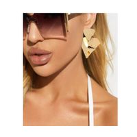 Retro Gold Irregular Earrings main image 2