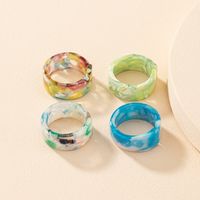 Simple Acrylic Resin Ring Wholesale main image 3