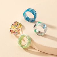Simple Acrylic Resin Ring Wholesale main image 4
