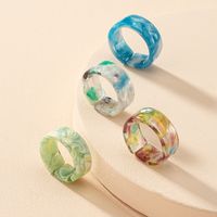 Simple Acrylic Resin Ring Wholesale main image 5