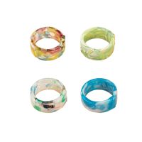 Simple Acrylic Resin Ring Wholesale main image 6