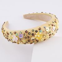 Fashion Particle Flower Sponge Headband main image 6